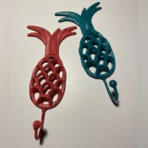 Pineapple Cast Iron Hooks